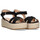 Schoenen Dames Sandalen / Open schoenen Luna Collection 74416 Zwart