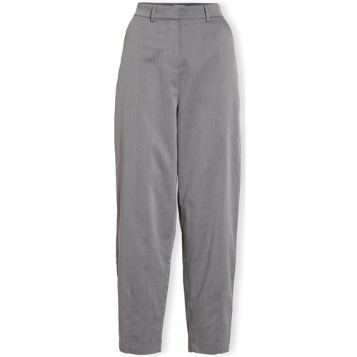 Textiel Dames Broeken / Pantalons Vila Naba Trousers 7/8 - Dark Grey Grijs