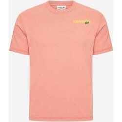Textiel Heren T-shirts & Polo’s Lacoste backprint tee Rood