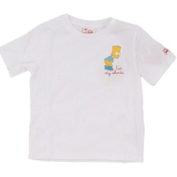 Textiel Jongens T-shirts korte mouwen Mc2 Saint Barth TSH0001 00602F Wit