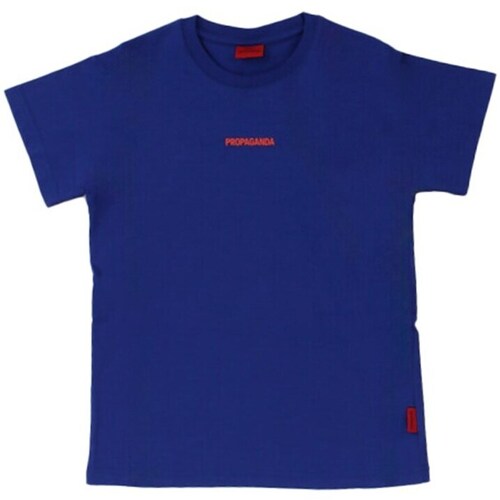Textiel Jongens T-shirts korte mouwen Propaganda 24SSPRBLTS997 Blauw