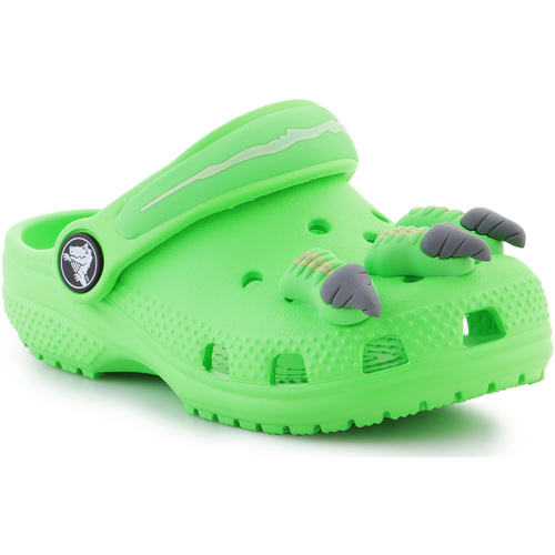Schoenen Meisjes Sandalen / Open schoenen Crocs Classic I Am Dinosaur Clog 209700-3WA Groen