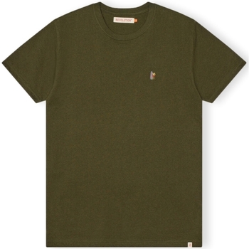Revolution T-shirt T-Shirt Regular 1364 POS Army Mel