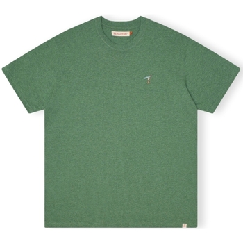 Revolution T-Shirt Loose 1366 GIR - Dust Green Melange Groen