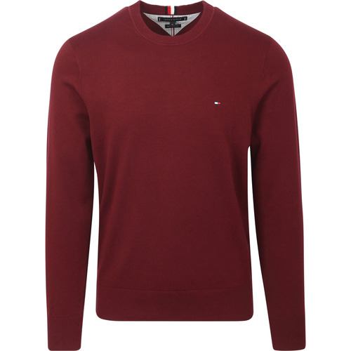 Textiel Heren Sweaters / Sweatshirts Tommy Hilfiger Trui Bordeaux Rood Bordeau
