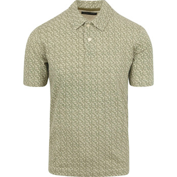 Textiel Heren T-shirts & Polo’s Marc O'Polo Poloshirt Print Groen Groen