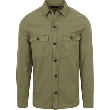 Textiel Heren Sweaters / Sweatshirts Superdry Overshirt Military Groen Groen