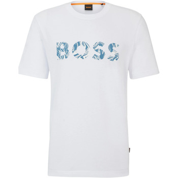 Boss T-shirt ocean Wit