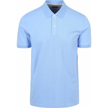 Olymp T-shirt Poloshirt Piqué Lichtblauw