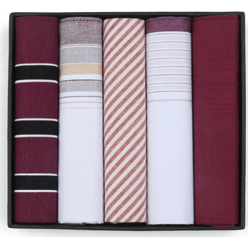 Suitable Zakdoeken 5-Pack Dessin Bordeaux Multicolour
