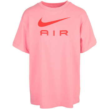Textiel Dames T-shirts korte mouwen Nike W Nsw Tee Air Bf Roze