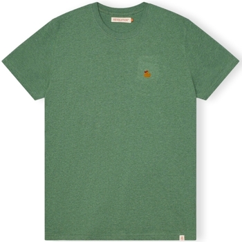Revolution T-shirt T-Shirt Regular 1368 DUC Dustgreen Melange