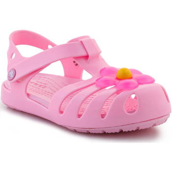 Schoenen Kinderen Sandalen / Open schoenen Crocs Isabela Charm Sandals 208445-6S0 Roze