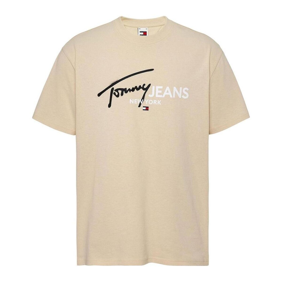 Textiel Heren T-shirts korte mouwen Tommy Jeans  Beige