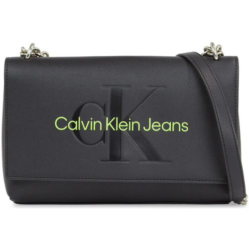 Tassen Dames Handtassen lang hengsel Calvin Klein Jeans K60K611866 Zwart