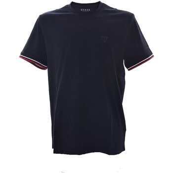 Textiel Heren T-shirts korte mouwen Guess X2GI02 KBR42 Zwart
