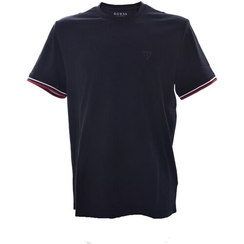 Textiel Heren T-shirts korte mouwen Guess X2GI02 KBR42 Zwart