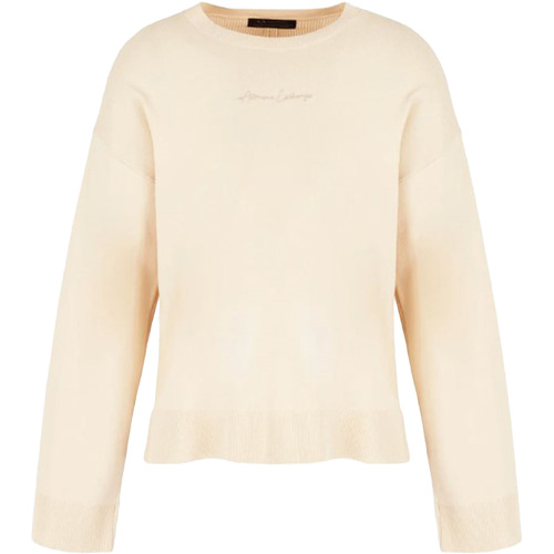 Textiel Dames Sweaters / Sweatshirts EAX Pullover Wit