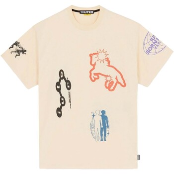 Textiel Heren T-shirts & Polo’s Iuter Discovery Tee Beige
