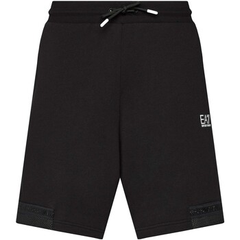 Textiel Heren Korte broeken / Bermuda's Emporio Armani EA7 Shorts Zwart