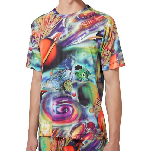 Textiel Heren T-shirts & Polo’s Australian T-Shirt All Over Print Ace Multicolour