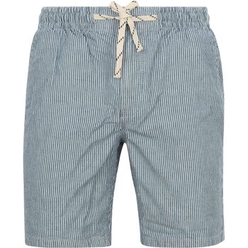 Textiel Heren Broeken / Pantalons Superdry Short Streep Blauw Blauw