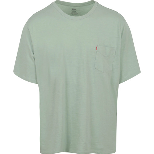 Textiel Heren T-shirts & Polo’s Levi's T-shirt Big & Tall Original Aqua Groen Groen