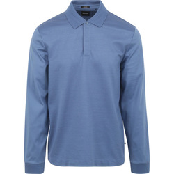Textiel Heren T-shirts & Polo’s BOSS Pleins Poloshirt Blauw Blauw