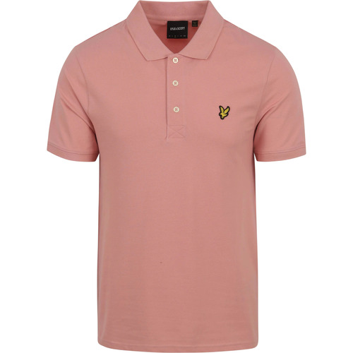 Textiel Heren T-shirts & Polo’s Lyle And Scott Polo Plain Roze Roze