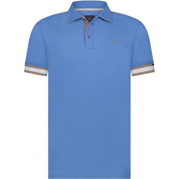 State Of Art T-shirt Piqué Polo Plain Blauw