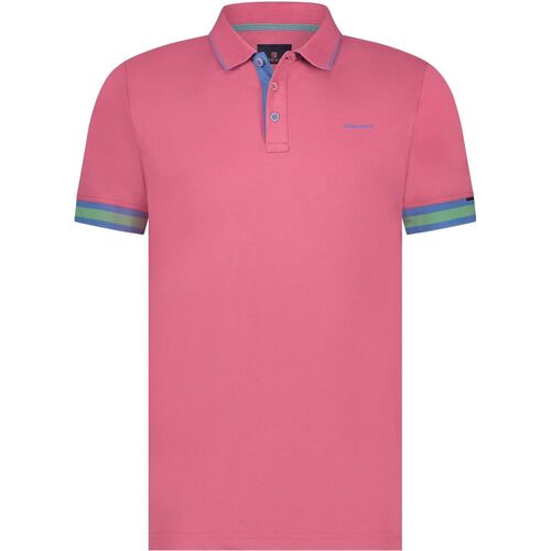 Textiel Heren T-shirts & Polo’s State Of Art Piqué Polo Plain Roze Roze