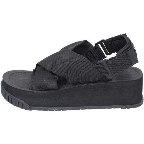 Schoenen Dames Sandalen / Open schoenen Shaka EX164 FIESTA PLATFORM Zwart