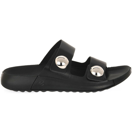 Schoenen Dames Leren slippers Ecco 1001 COZMO W Zwart