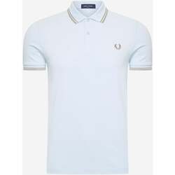 Textiel Heren T-shirts & Polo’s Fred Perry Twin tipped  shirt Grijs