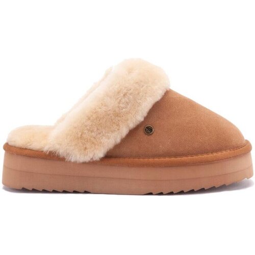 Schoenen Dames slippers Warmbat Flurry Bruin