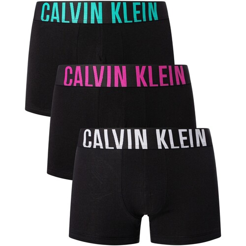 Ondergoed Heren BH's Calvin Klein Jeans 3-pack Intense Power Trunks Zwart
