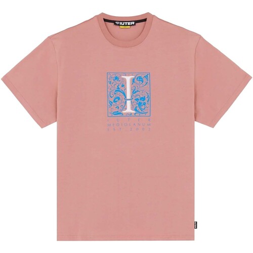 Textiel Heren T-shirts korte mouwen Iuter Mediolanum Tee Roze