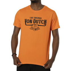 Textiel Heren T-shirts korte mouwen Von Dutch  Oranje