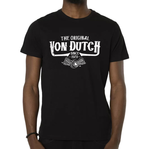 Textiel Heren T-shirts korte mouwen Von Dutch  Zwart