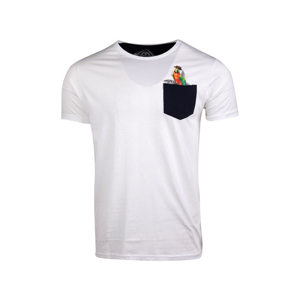 Textiel Heren T-shirts & Polo’s La Maison Blaggio  Wit