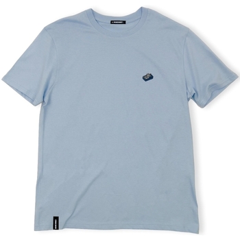 Textiel Heren T-shirts & Polo’s Organic Monkey Survival Kit T-Shirt - Blue Macarron Blauw