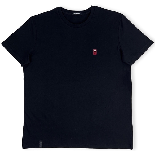 Textiel Heren T-shirts & Polo’s Organic Monkey VR T-Shirt - Black Zwart
