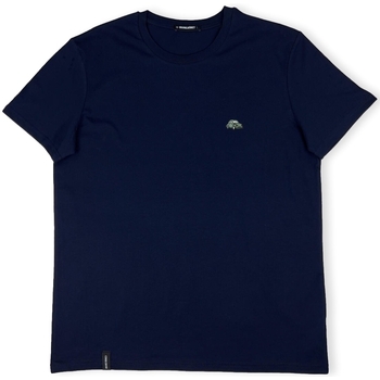 Textiel Heren T-shirts & Polo’s Organic Monkey Summer Wheels T-Shirt - Navy Blauw