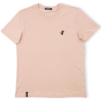 Textiel Heren T-shirts & Polo’s Organic Monkey Ay Caramba T-Shirt - Salmon Roze