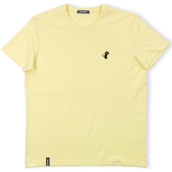 Textiel Heren T-shirts & Polo’s Organic Monkey Ay Caramba T-Shirt - Yellow Mango Geel