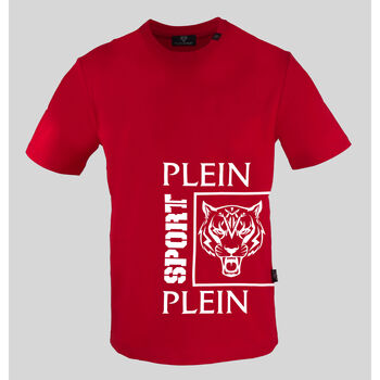 Textiel Heren T-shirts korte mouwen Philipp Plein Sport - tips406 Rood
