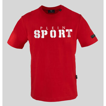 Textiel Heren T-shirts korte mouwen Philipp Plein Sport - tips400 Rood