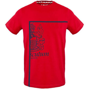 Textiel Heren T-shirts korte mouwen Aquascutum - tsia127 Rood