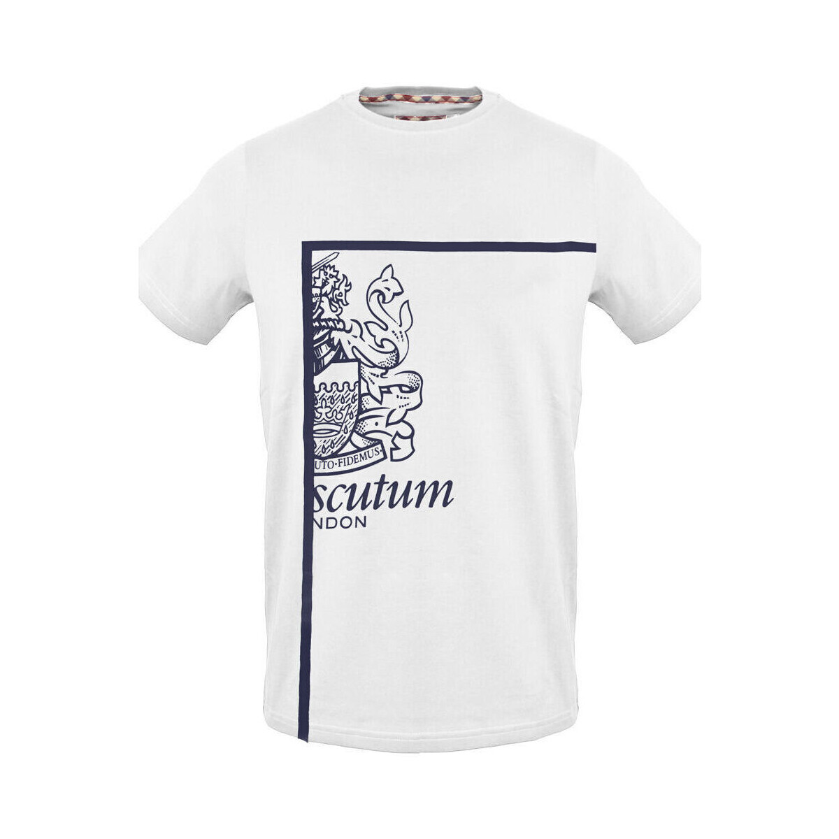 Textiel Heren T-shirts korte mouwen Aquascutum - tsia127 Wit