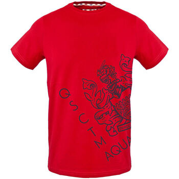 Textiel Heren T-shirts korte mouwen Aquascutum - tsia115 Rood